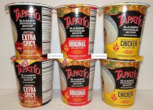 Miniatura 3 de Tapatio - Sopa de fideos ramen pequeño original pollo extra picante 229 onzas 229oz tres tazas