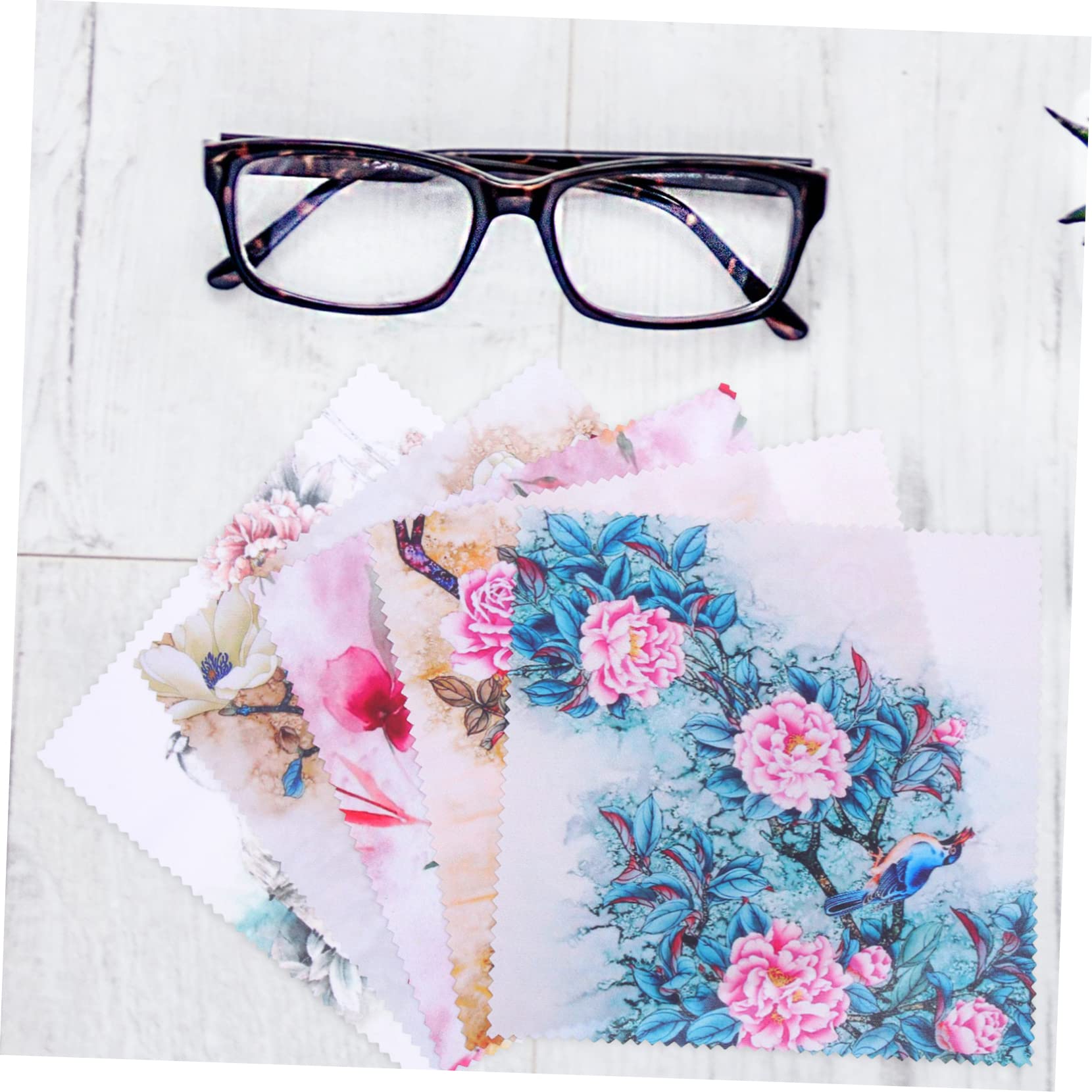 UKCOCO 30 Piezas Paño De Limpieza De Gafas Anteojos Toallitas Limpiadoras De Pantalla Paños De Limpieza De Pantalla Paños Limpios para Gafas Paño De Vidrio Lente Fibra Extrafina