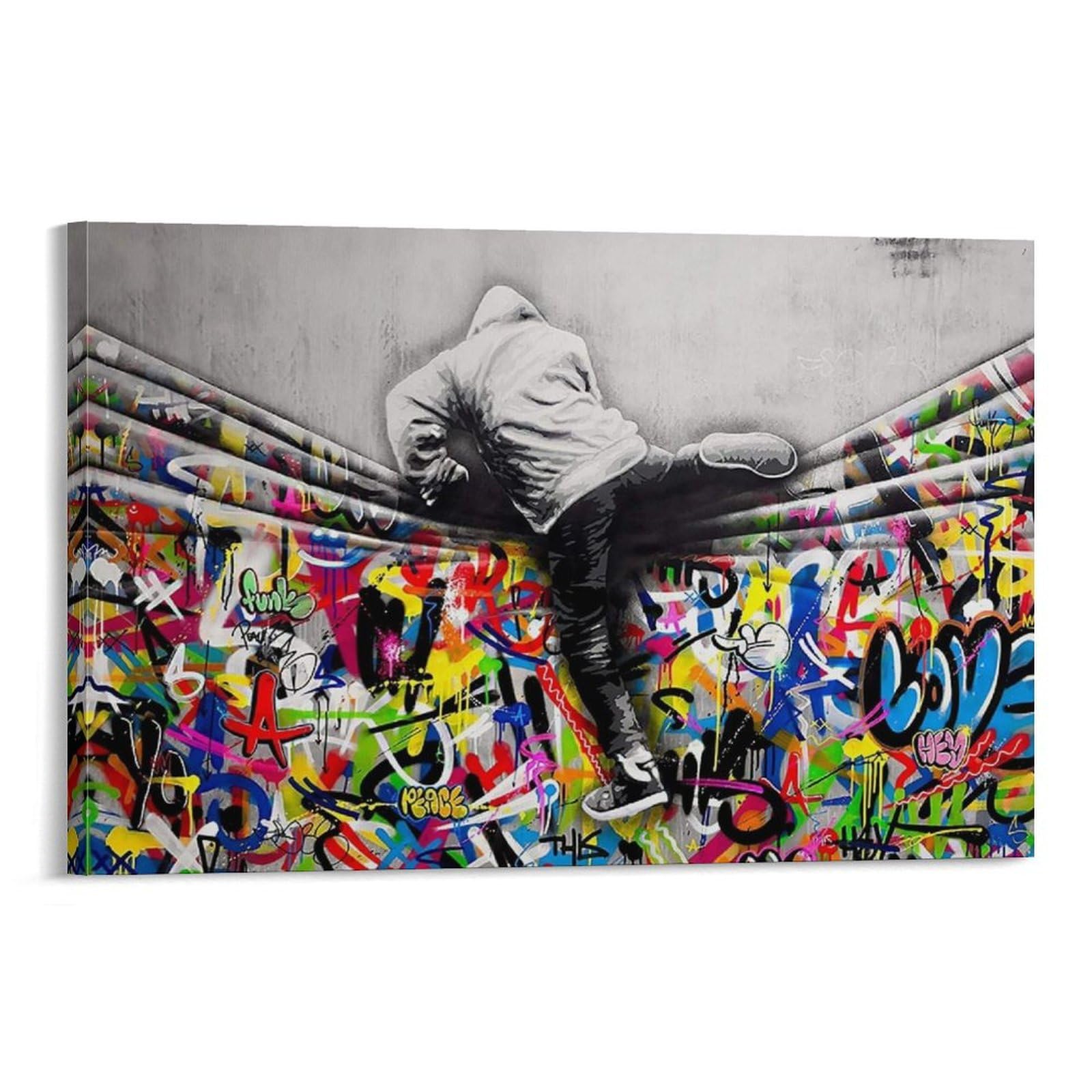 Amazon.co.jp: Banksyグラフィティ・有名な絵画 アート ポスター