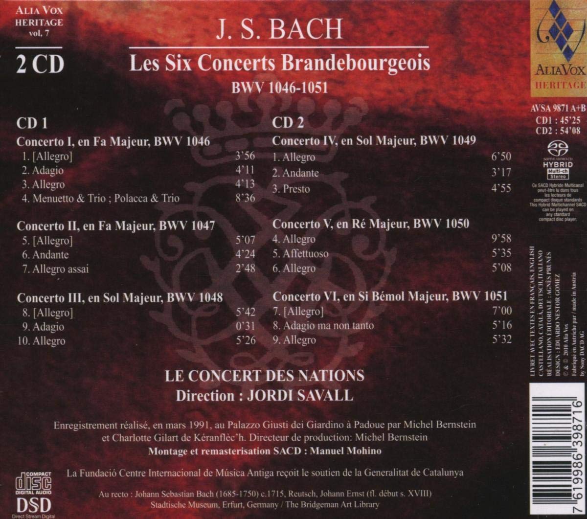 Brandenburg Concertos Nos.1-6
