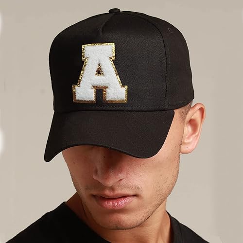 Miniatura 3 de SPRT - Parches de letras de chenilla universitaria con purpurina, parche de letras blancas para planchar con letras del alfabeto para disfraz de