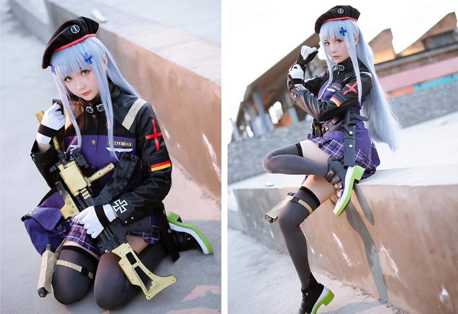 Amazon Ipara コスプレアニメ 少女前線 Hk416服コスプレ Girlsfrontline 自動小铳404ar小隊チームコスチューム 武士 星之茧art556cos チャイナドレス制服 衣装 コスプレ 変装 M コスプレ 仮装 通販