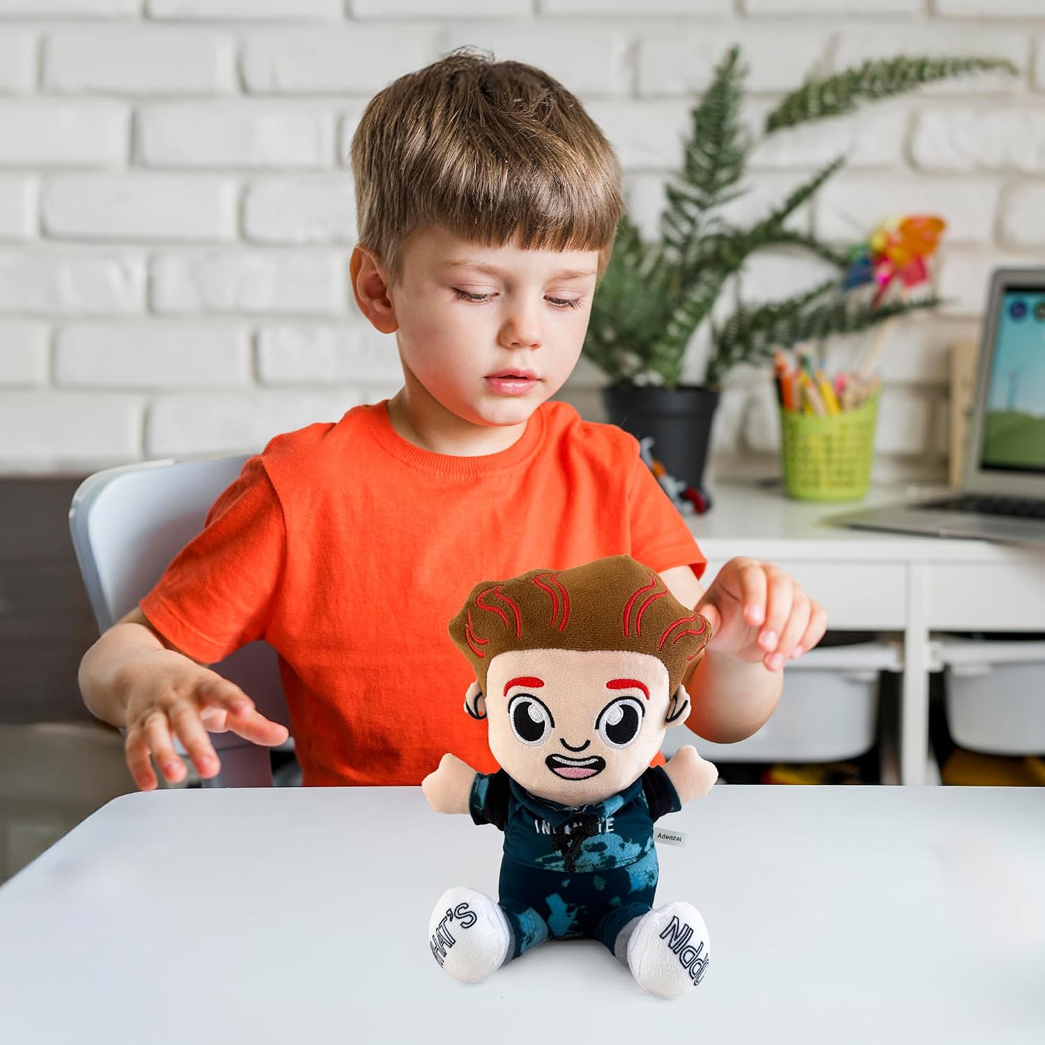 Caylus Plush Toy – Soft Stuffed Animal, Caylus Character Plush Doll for Kids, Cute Scaylus Plush Gift, Caylus Merch Collectible Fan Plushie (Dark Brown)