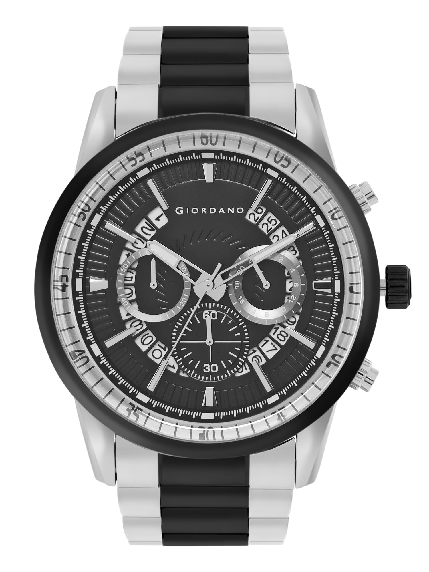 Giordano Analog Stylish Watch for Men Water Resistant Fashion Watch Round Shape with Multi-Functional Wrist Watch for Men & Boys to Compliment Your Look/Ideal Gift for Male - GZ-50075 (B0C77FVHH7) Amazon Price History, Amazon Price Tracker
