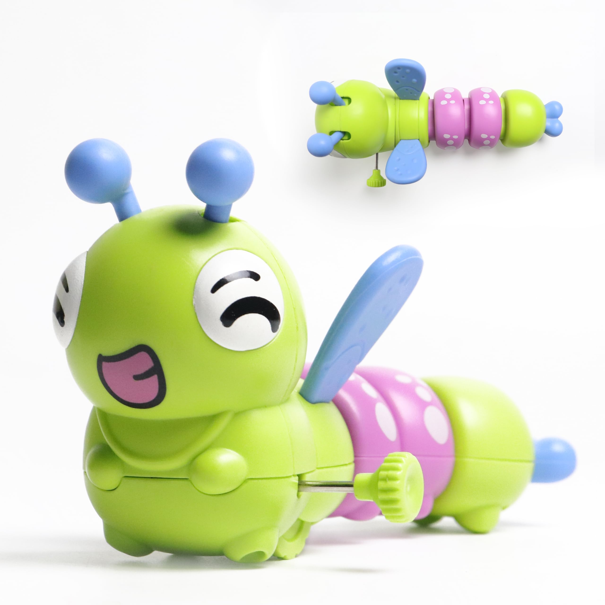 Innovitoy Dancing Caterpillar Wind-Up Toy – Educational Crawling Toy for Toddlers & Babies | Motor Skill & Color Development | Pack of 1-image-24