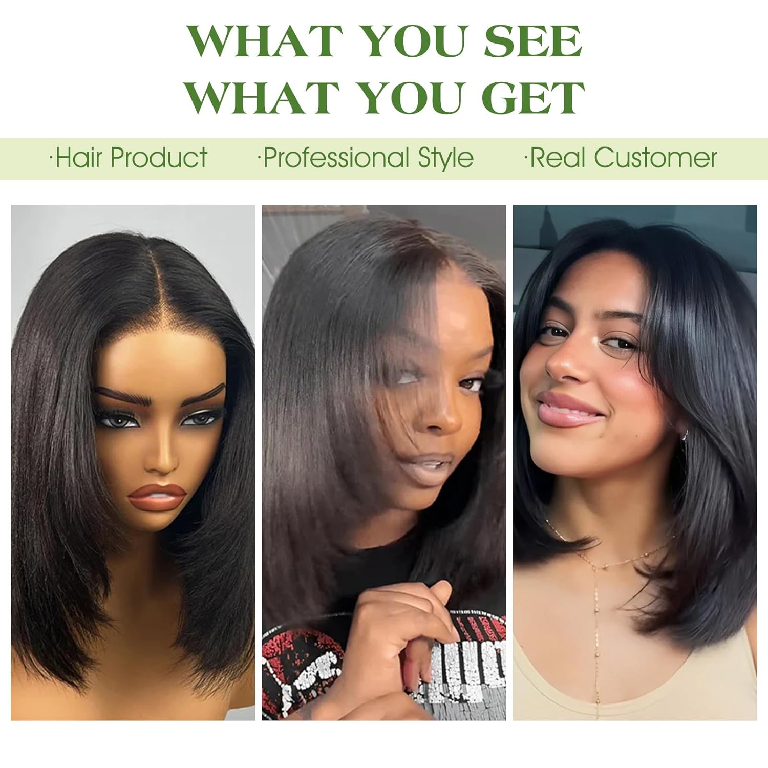 9x6 T part Yaki Straight Bob Wig Human Hair Pre Plucked Pre Cut Upgraded Fashionable Layer Cut Bob HD Lace Front Glueless Wigs Human Hair 180% Density Short Bob Wigs for Black Women 12 Inch