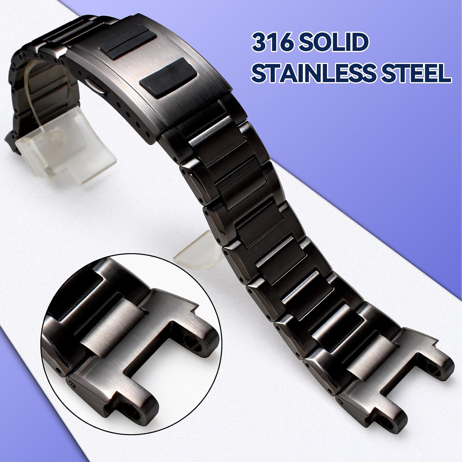 Replacement Metal Watch Band Bracelet For Casio For G-Shock MTG-B1000 MTGB1000 316 Stainless Steel Strap Watch Modified Accessories