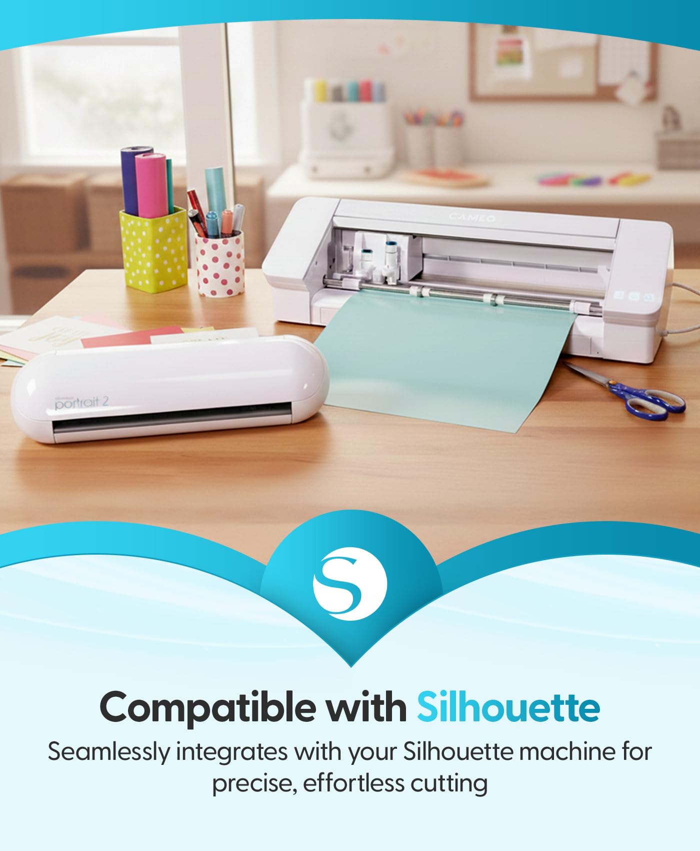 Silhouette America SILH PREM Cameo 3 Blade, 90 X 5.3 X 2.8, White