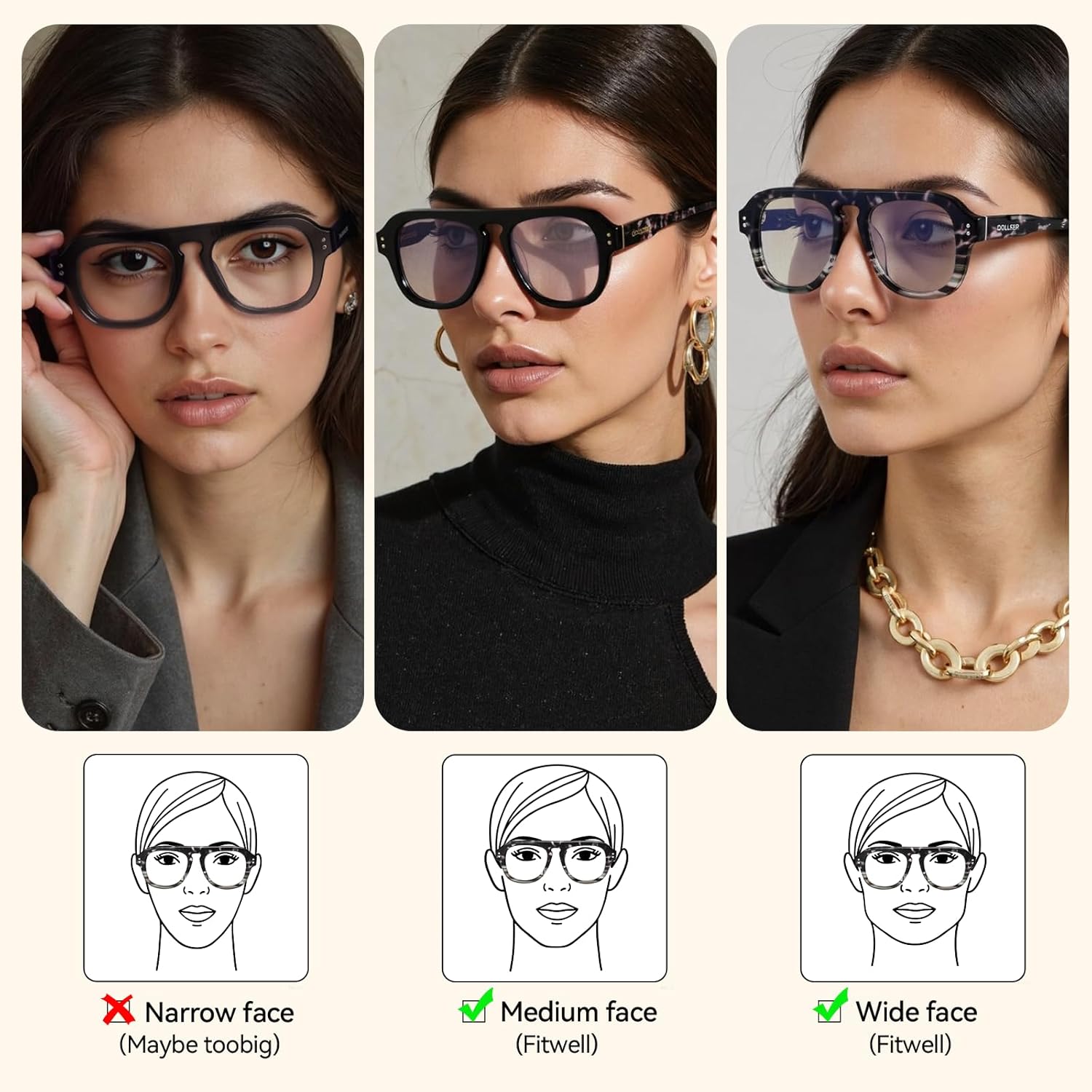 Dollger Men Vintage Blue Light Eyeglasses Acetate Frames Blue Light Blocking Glasses Retro Oval Style D1E240403