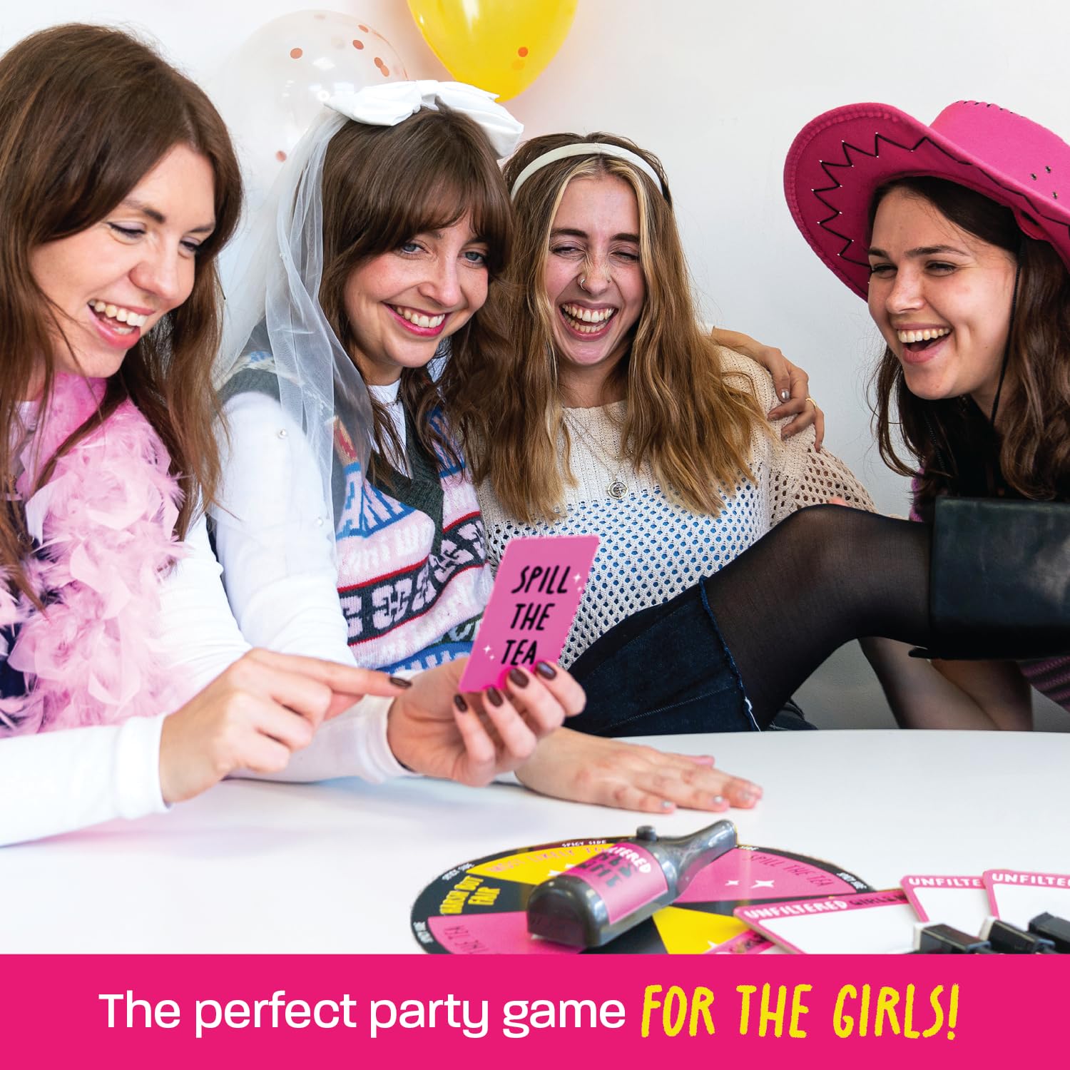 Lucky Egg Unfiltered Girls Night Games, Hilarious Galentines Day Games with 200 Outrageous Scenario Cards - Image 2