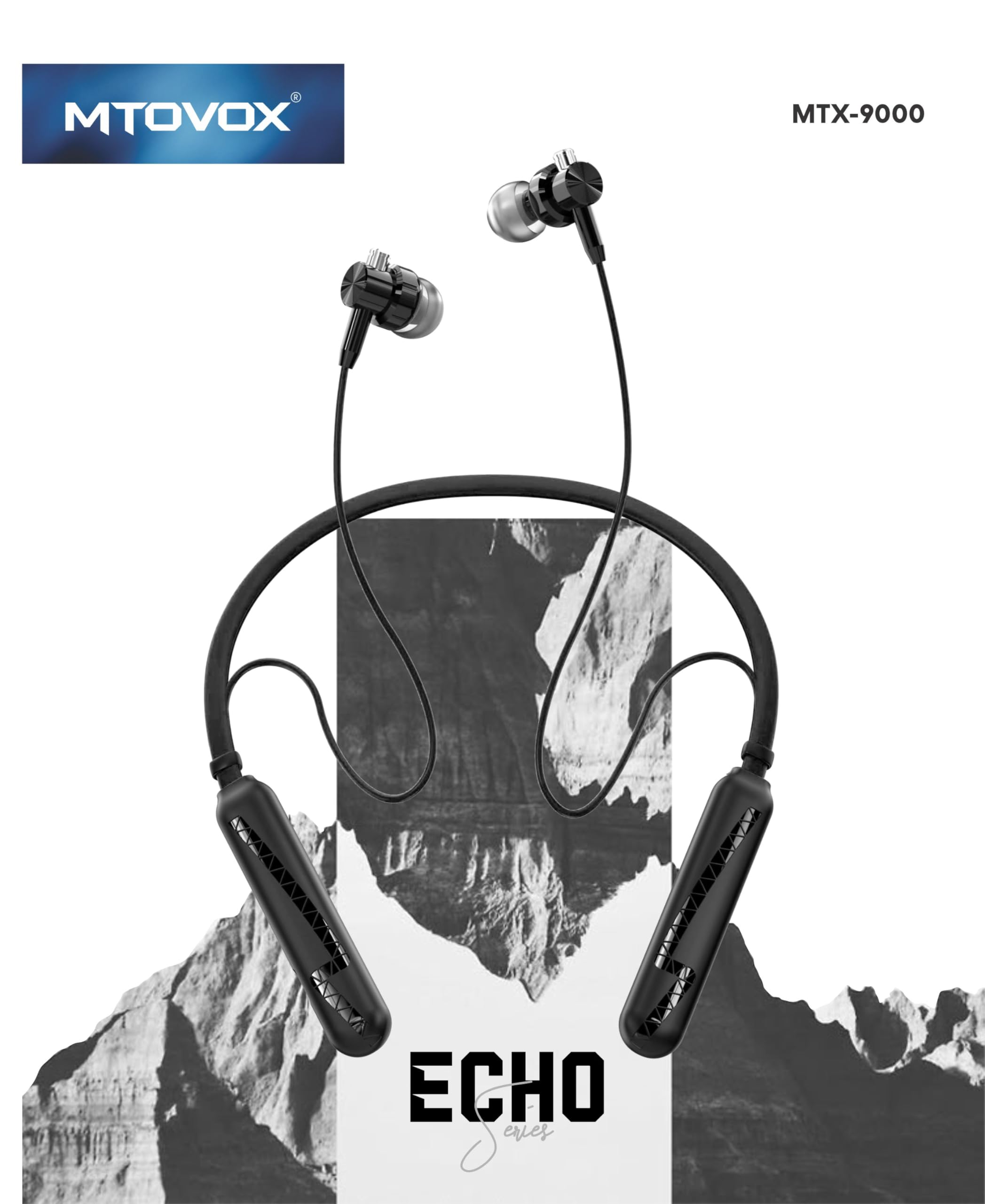 Mtovox MTX-9000 Wireless Neckband Bluetooth Earphones | 150H