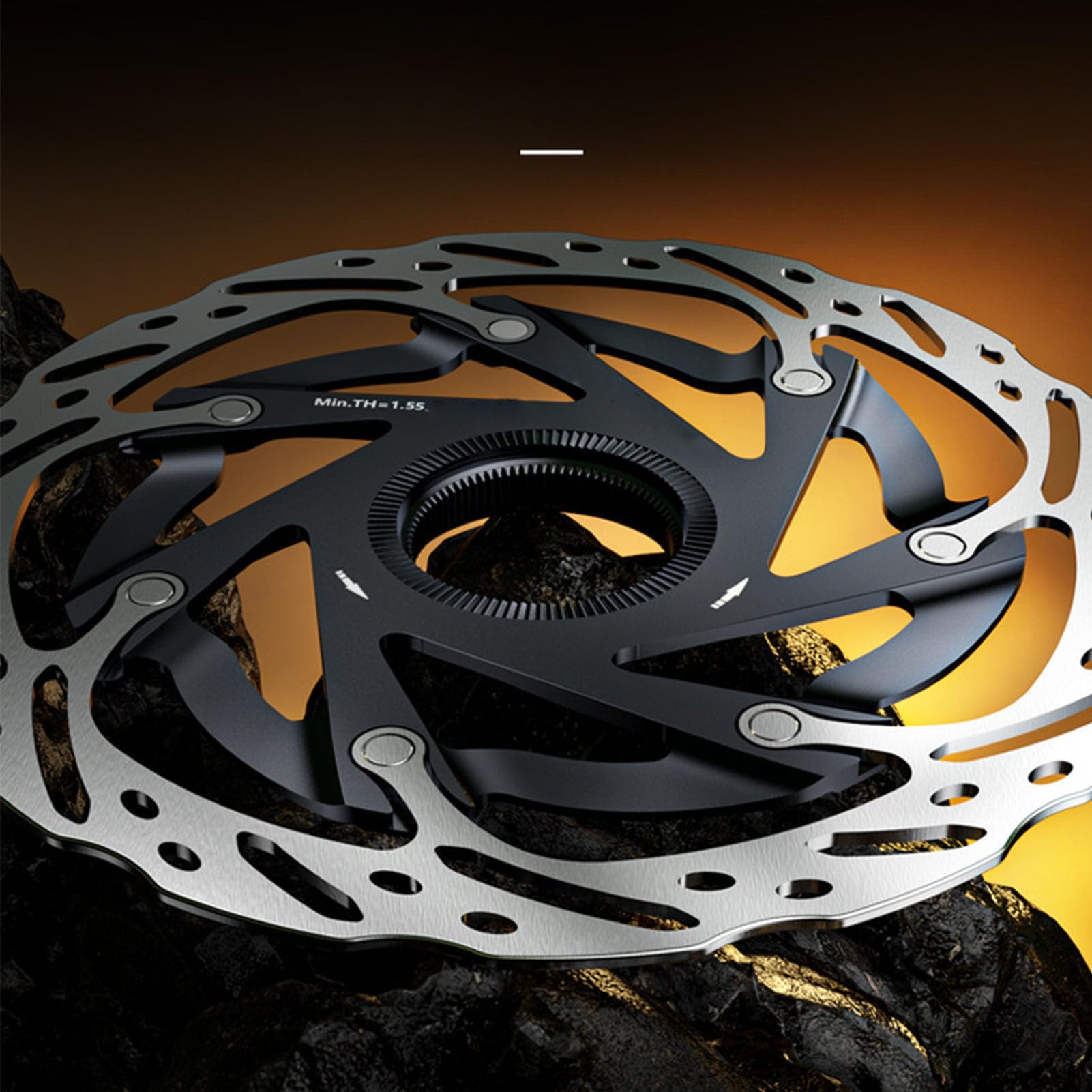 Naroote Disco Freno Bici, Compatibile con Mozzi Centerlock, 140mm