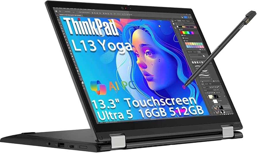 Amazon.com: Lenovo ThinkPad L13 Yoga Gen 5 2-in-1 Business Laptop