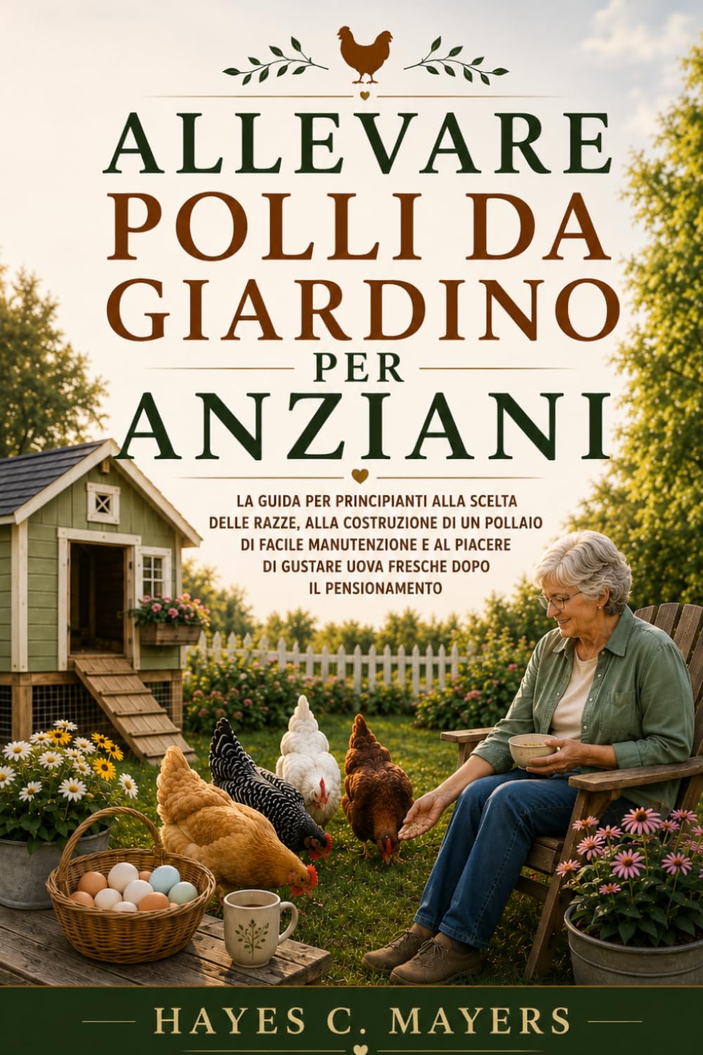 ALLEVARE POLLI DA GIARDINO PER ANZIANI: La guida per principianti alla scelta delle razze, alla costruzione di un pollaio di facile manutenzione e al piacere di gustare uova fresche dopo
