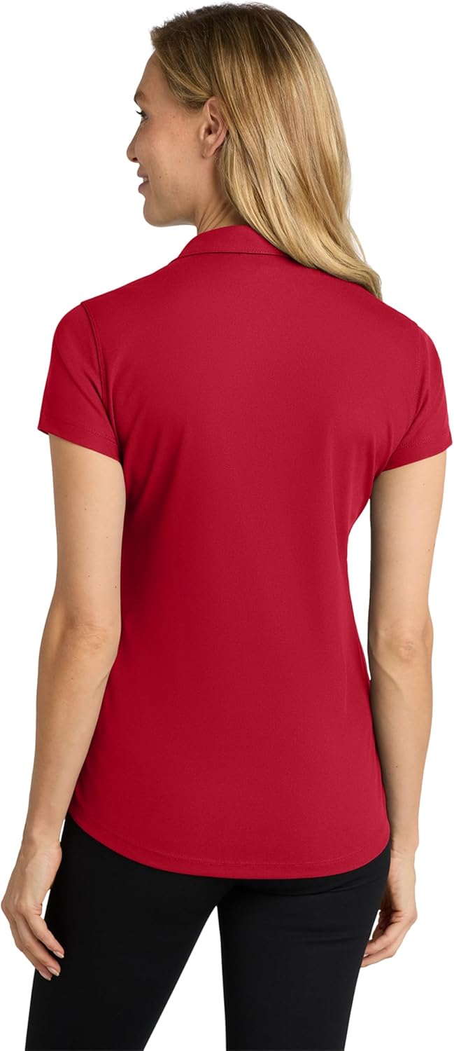 Port Authority Ladiesドライゾーングリッドポロ。l572 US サイズ: S カラー: レッド