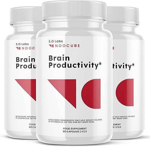 (3 Pack) Noocube Brain Supplement Nootropic Pills - Noocube Brain