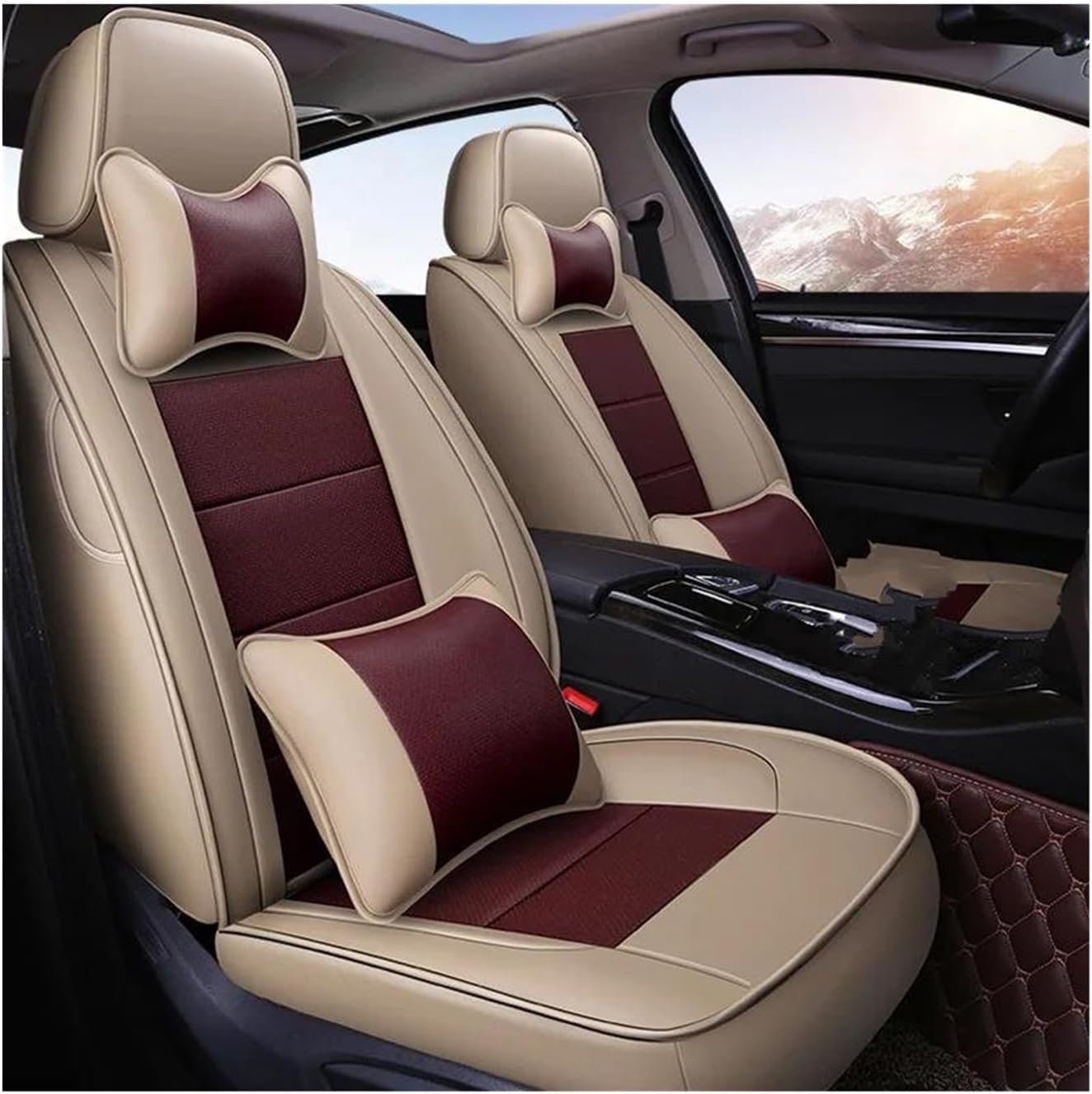 Housses de siège de voiture pour Ford Focus 2 - Ensemble complet protecteur de sièges - 8