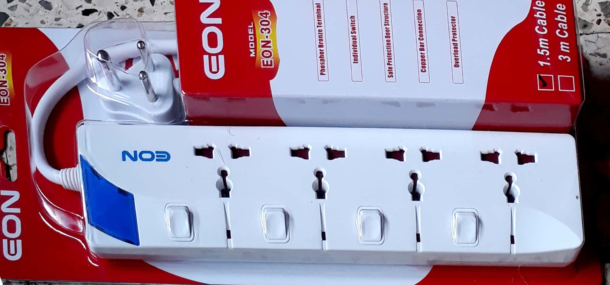 Eon Extension Socket/Extension Board/Spike Gauard - 4 Outlet Eon 304-image-43