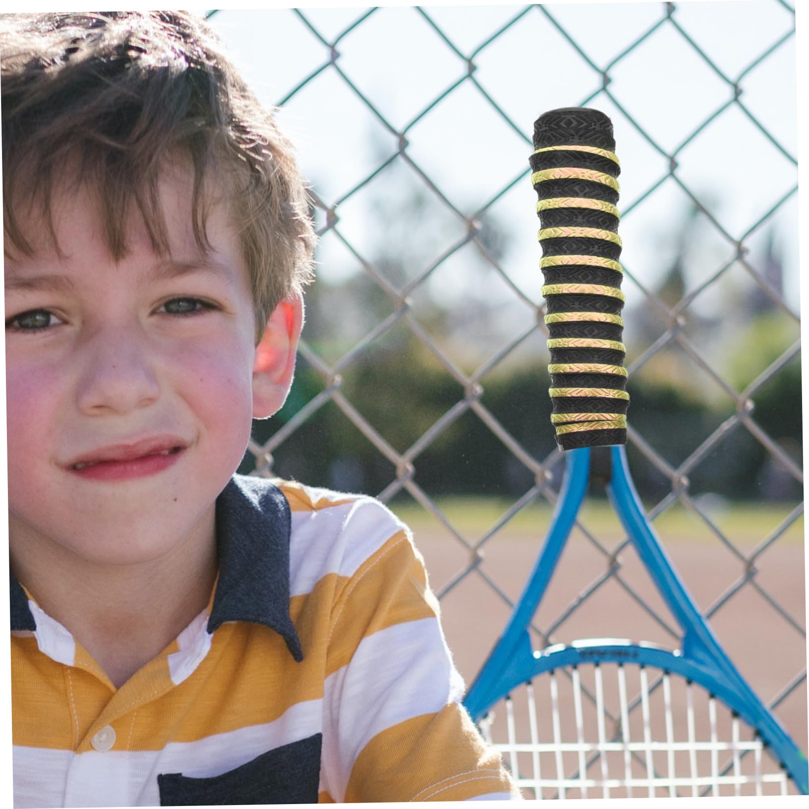 BESPORTBLE 5pezzi Nastro Antiscivolo per Manico di Racchetta Sportiva Accessorio Avvolgente Materiale Assorbente per Badminton e Tennis