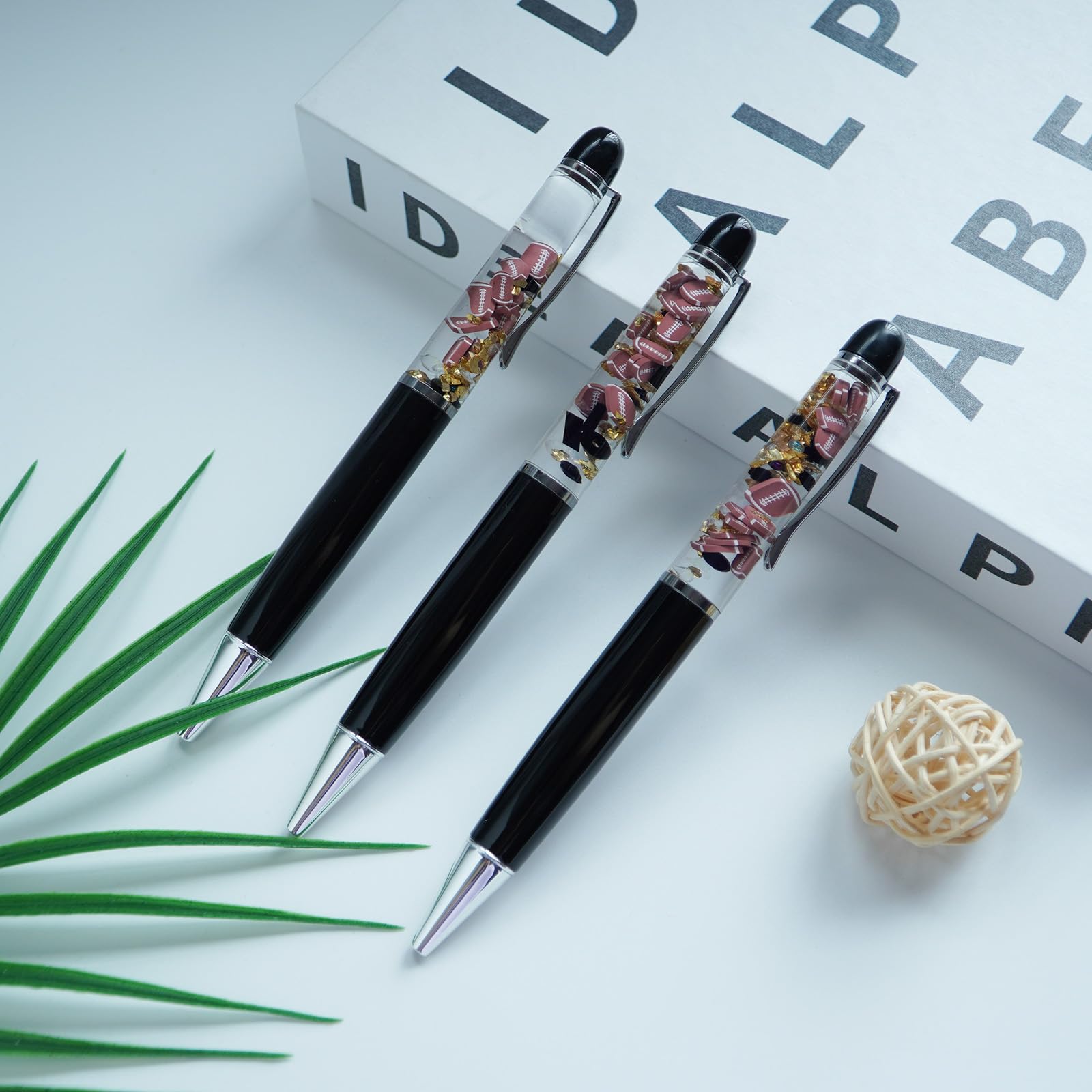 Sikyby Rugby Rugger Funny Pens Cute Floater Floating Liquid Writing Journaling Office Pen Unique Gifts - Image 2