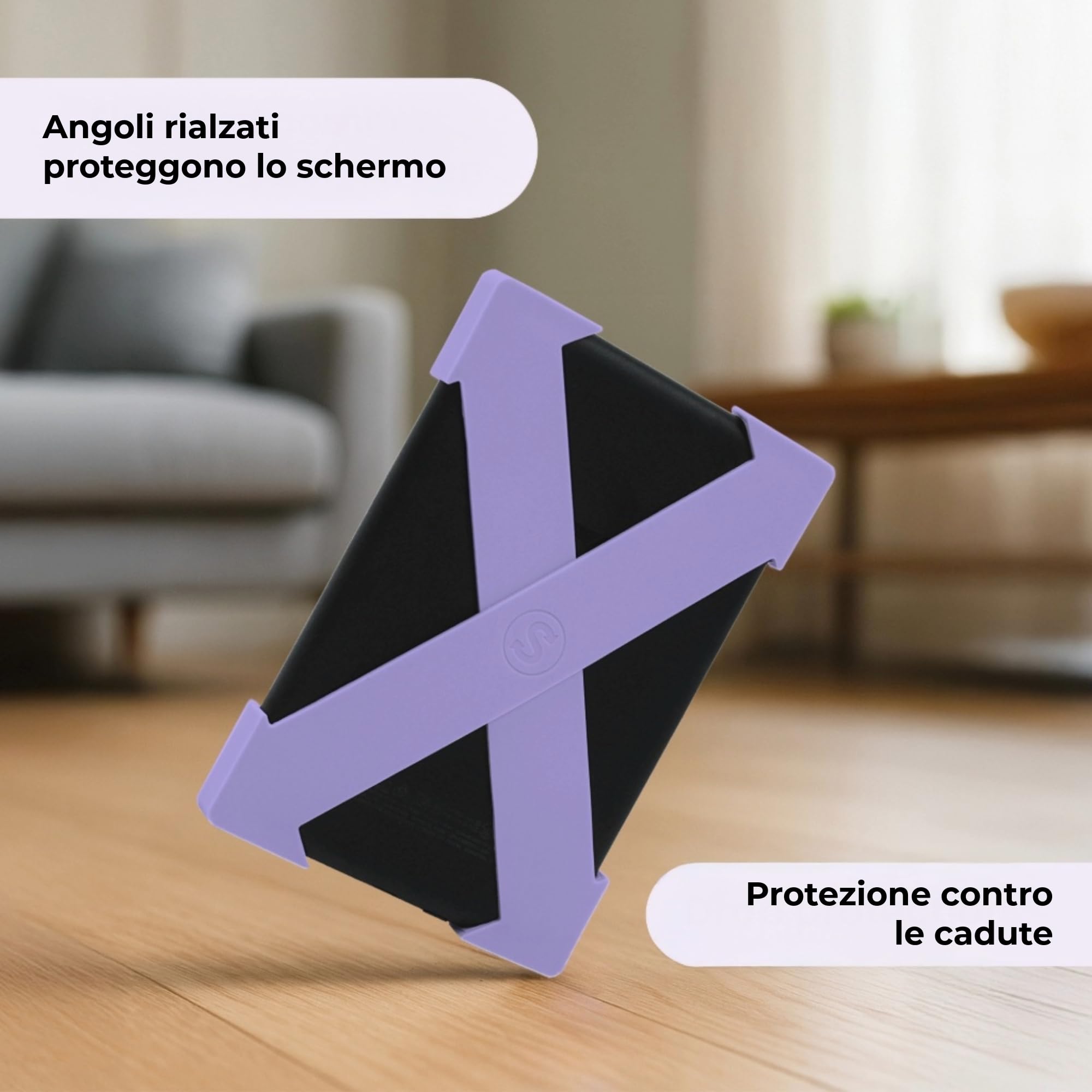 Strapsicle Cinturino per Kindle Paperwhite Gen 11/12 (6,8"/7") & Kobo - Confezione 2 - Grande - Blu Bondi