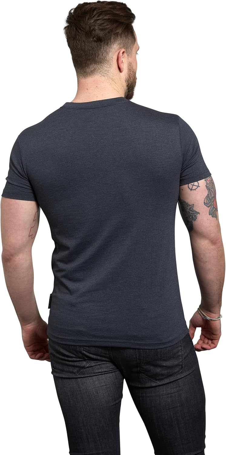 Guinness Navy Distressed Harp Tee | Official Merchandise - Image 3