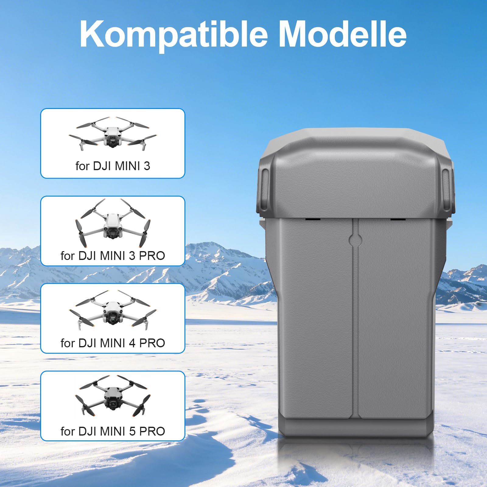 Mini 5 Pro / 4 Pro / 3 Serie Akku, 5000mAh 7.16V Intelligent Flight Akku, 47 Minuten Maximale (Nur für Original-Ladegeräte von DJI)