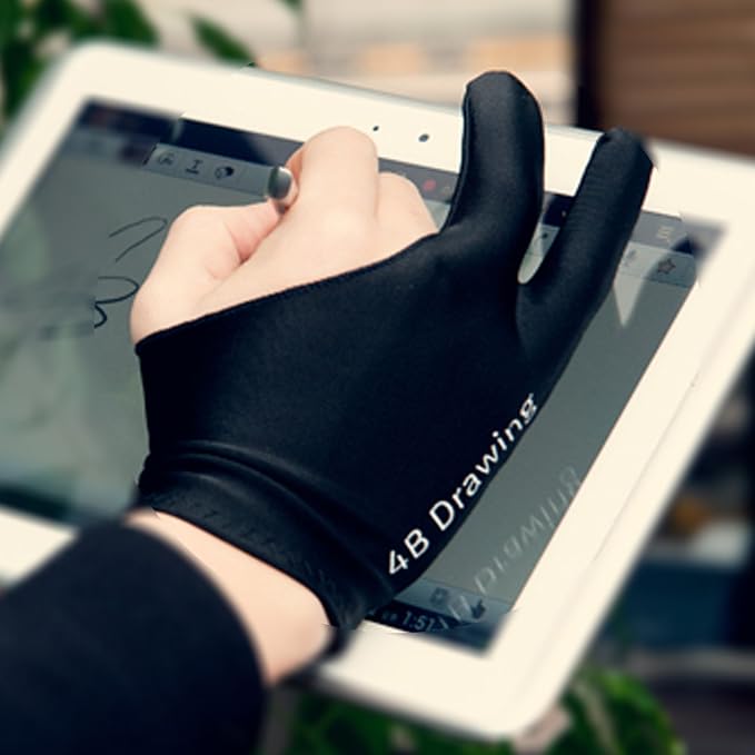 Guante para tableta gráfica WACOM y HANVON (para ambas manos, izquierda y derecha) miniatura 2