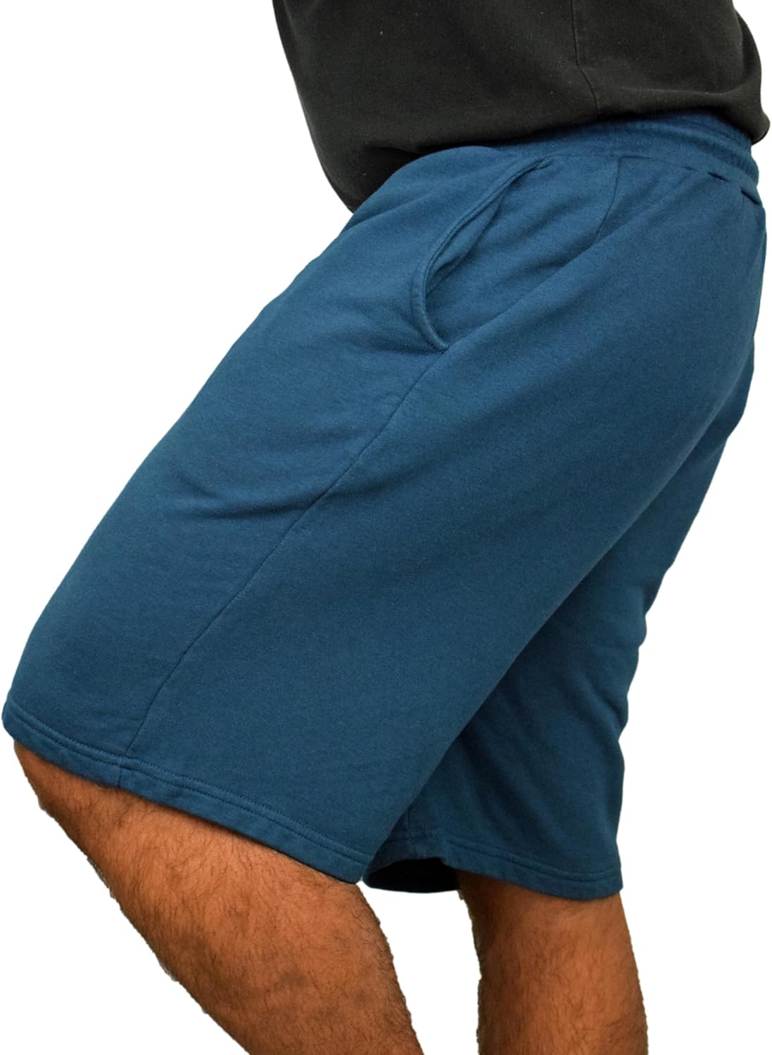 Soft & Simple - Organic Bamboo Viscose and Cotton Blend Terry Shorts - 3 Pockets - Men's/Women's Athleisure - Image 2