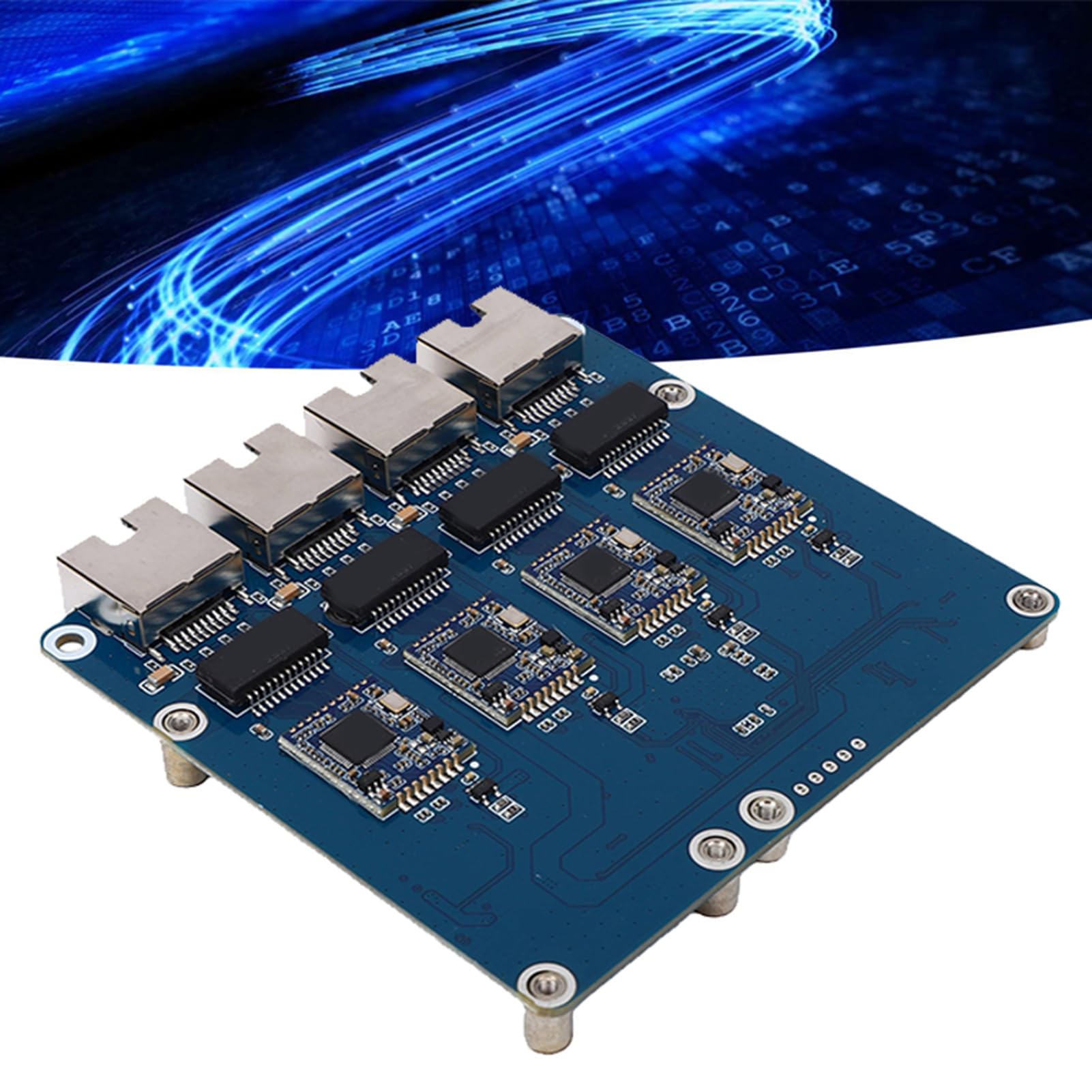 Aramox PCIe do 4 Portów Karta Sieciowa 2,5G, Układ RTL8156