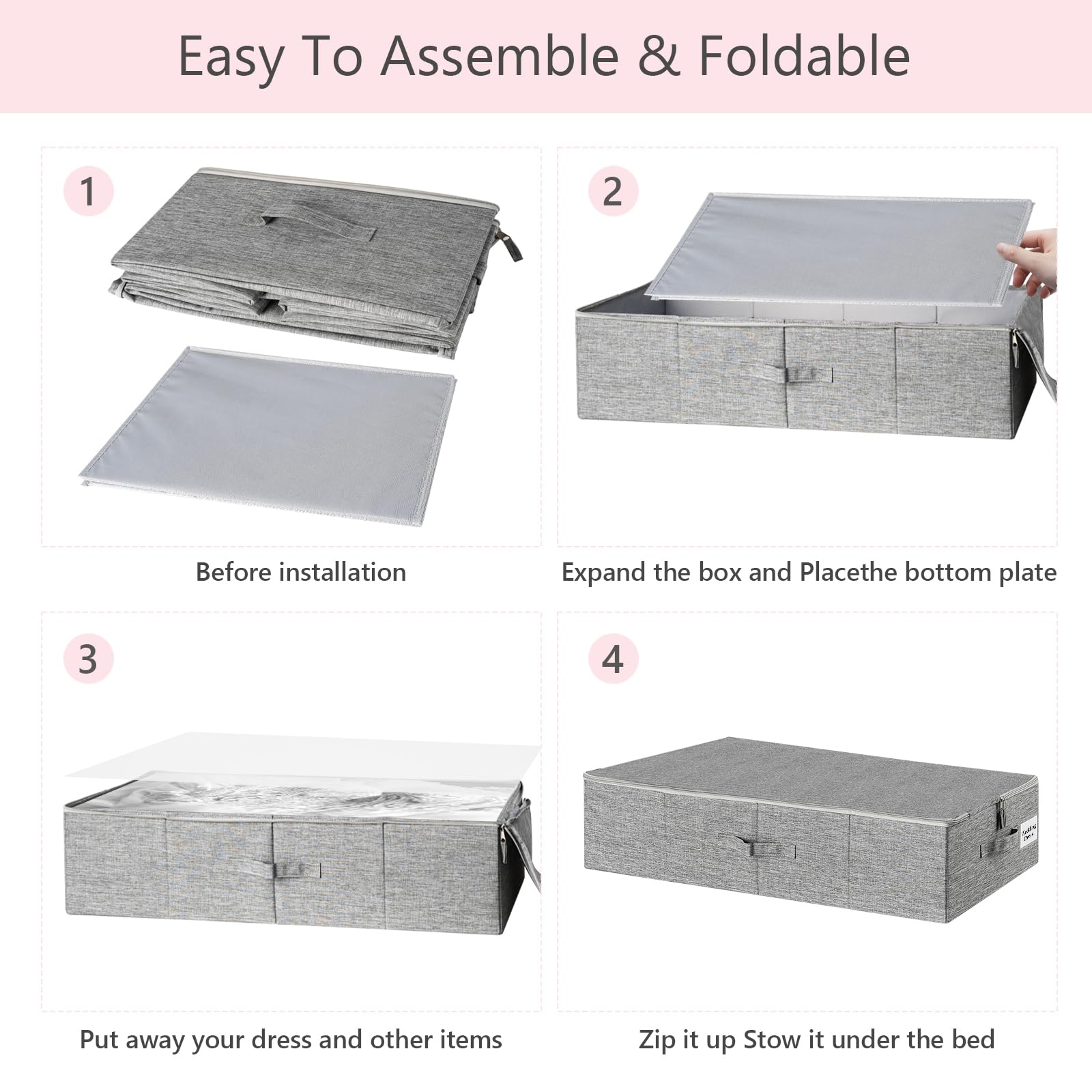 Großes Hochzeitskleid-Konservierungsbox-Set, Hochzeitskleid-Aufbewahrungsbox mit 30 Blatt säurefreiem Seidenpapier, Mikrofaser-Handschuhen, staubdichter Tasche und Trockenmitteln, Grau, 76,2