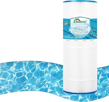 HANXER C-8412 Swimming Pool Filter Replaces for PA120, CX1200RE, C1200, Filbur FC-1293, Pro Clean 125, 817-0125N, Aladdin 22002, SD-00105, 81202 120 Sq.Ft Filter Cartridge, Pack of 1