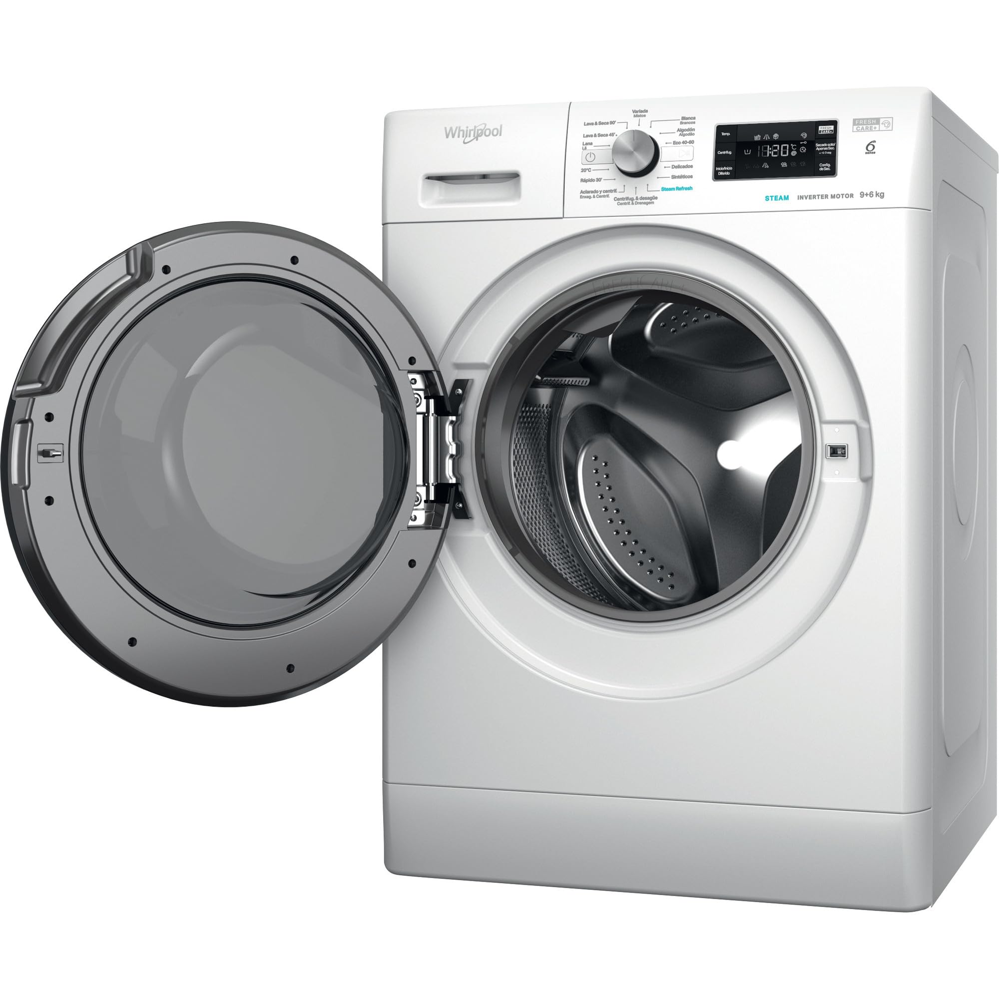 Whirlpool - Lavasecadora FFWDB 964489 BV SPT Clase A 9+6 Kg 1400 rpm Blanco