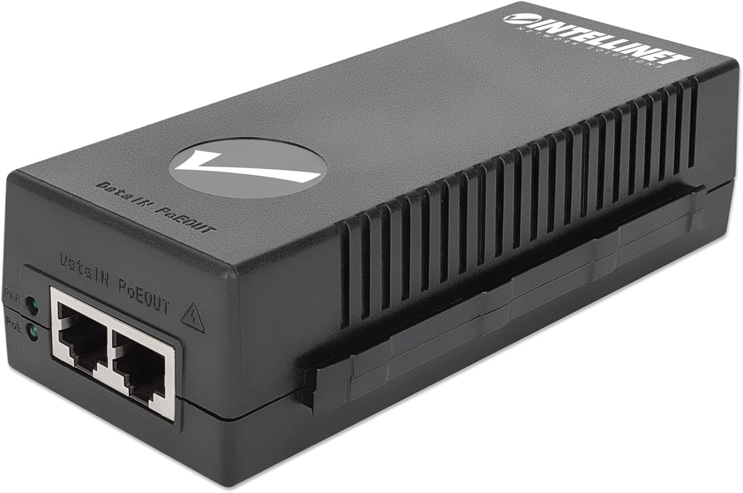 Intellinet Gigabit Ultra POE Injector PoE+ - Up to 60W Ultra Power Supply, 10/100/1000 Mbps, IEEE 802.3af/802.3at Compliant, Metal housing  3 Yr Mfg Warranty - 561235