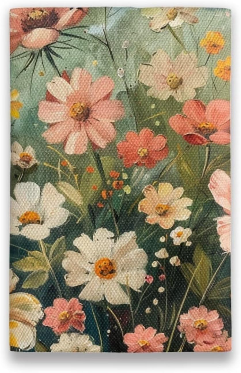 Cute Flower Tissue Holder for Purse, Travel Tissue Holder, Pocket Tissue Cover, Reusable Wipes Pouch, Portable Tissue Case for Kitchen Restaurant Countertops Bedroom Dressers image 3
