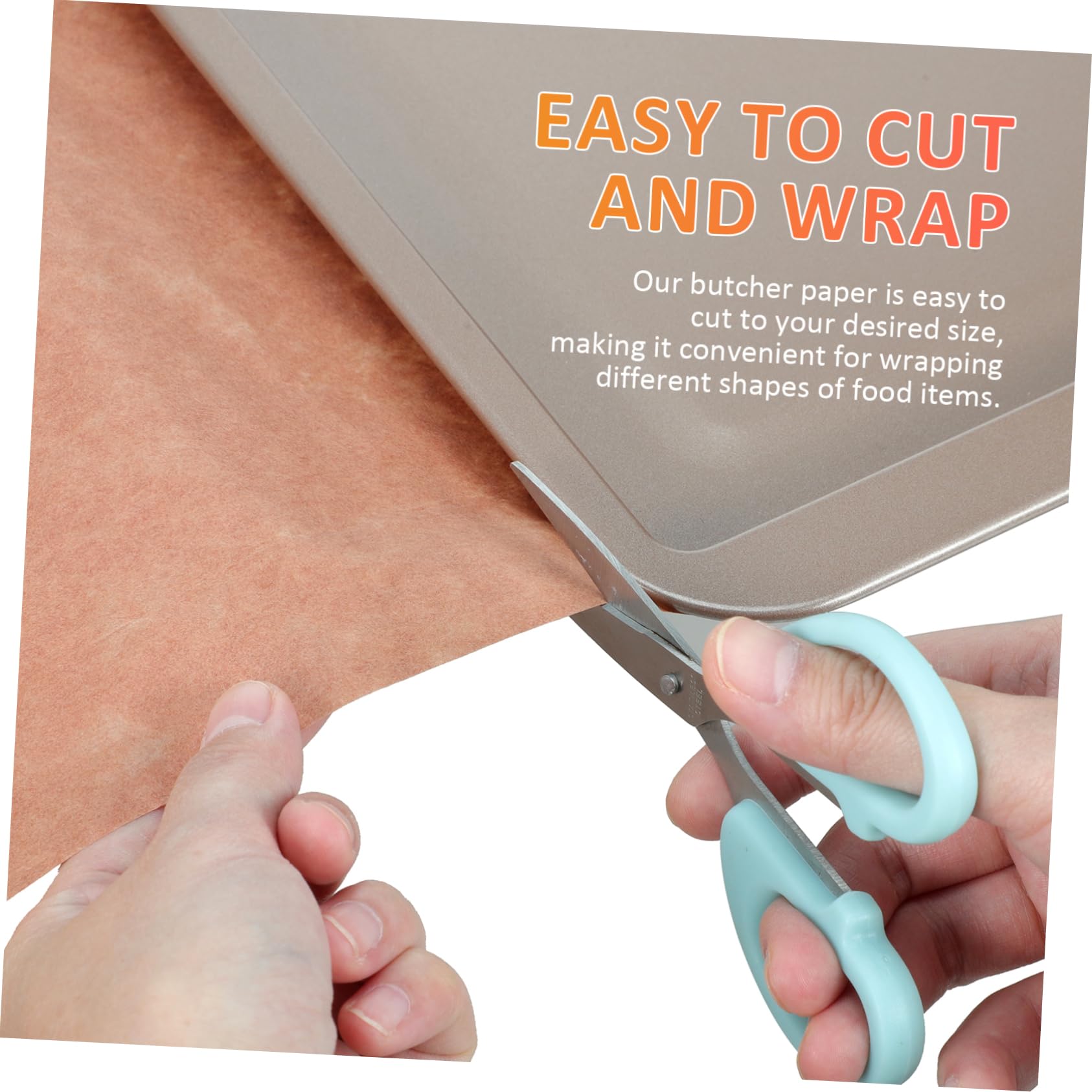 Papel De Carnicero Kraft Gramos Papel Pergamino Antiadherente Para Barbacoa y Envasado De Carne Para Cocinar Hornos y Ahumar