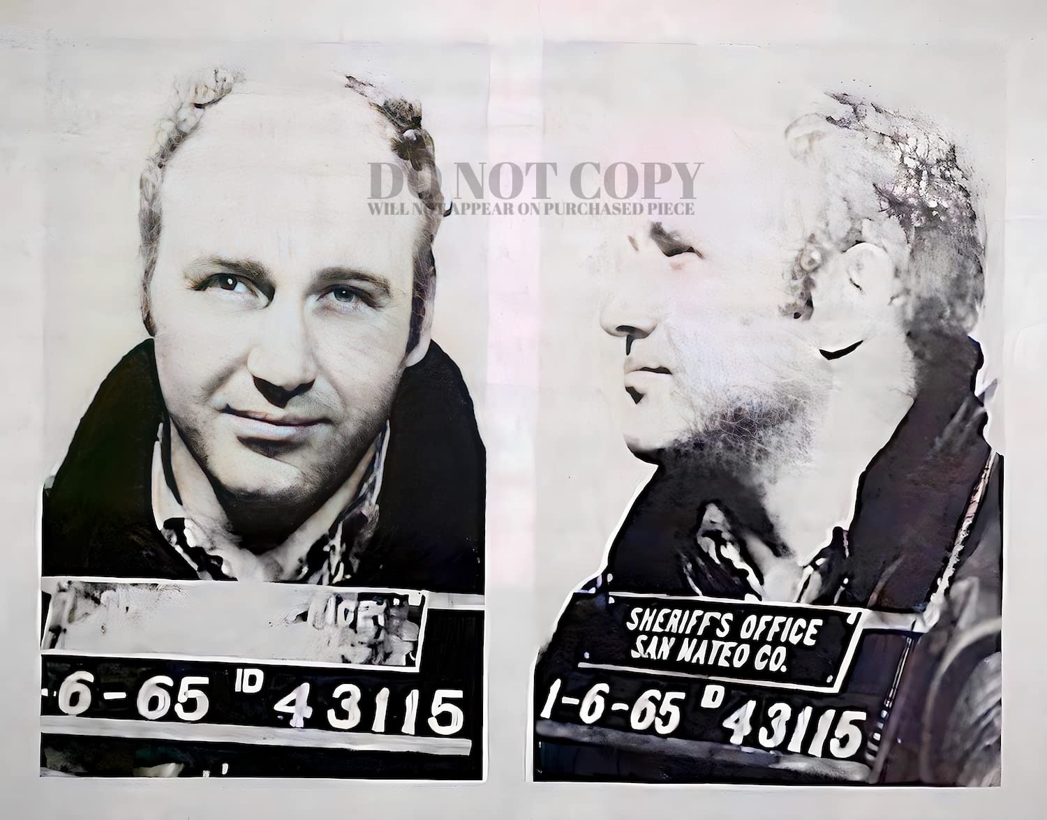 Foto de Ken Kesey 8x10: póster vintage del Acid Test y los Merry Pranksters de 1965 2