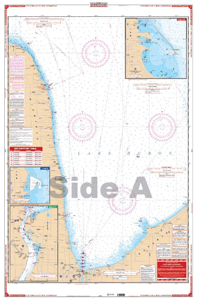 Waterproof Chart 74 SOUTHERN LAKE HURON AND SAGINAW BAY-image-27