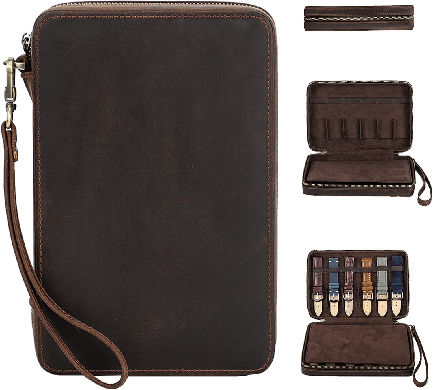 Miimall Watch Band Storage Box Stores 12 Watch Bands