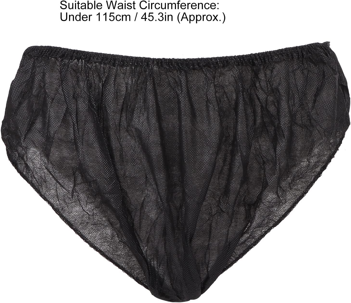Dioche 50pcs Disposable Panties for Women, Non-Woven Breathable Comfortable Travel Underwear, Unisex Disposable Briefs for Spa, Beauty, Massage, Hotel