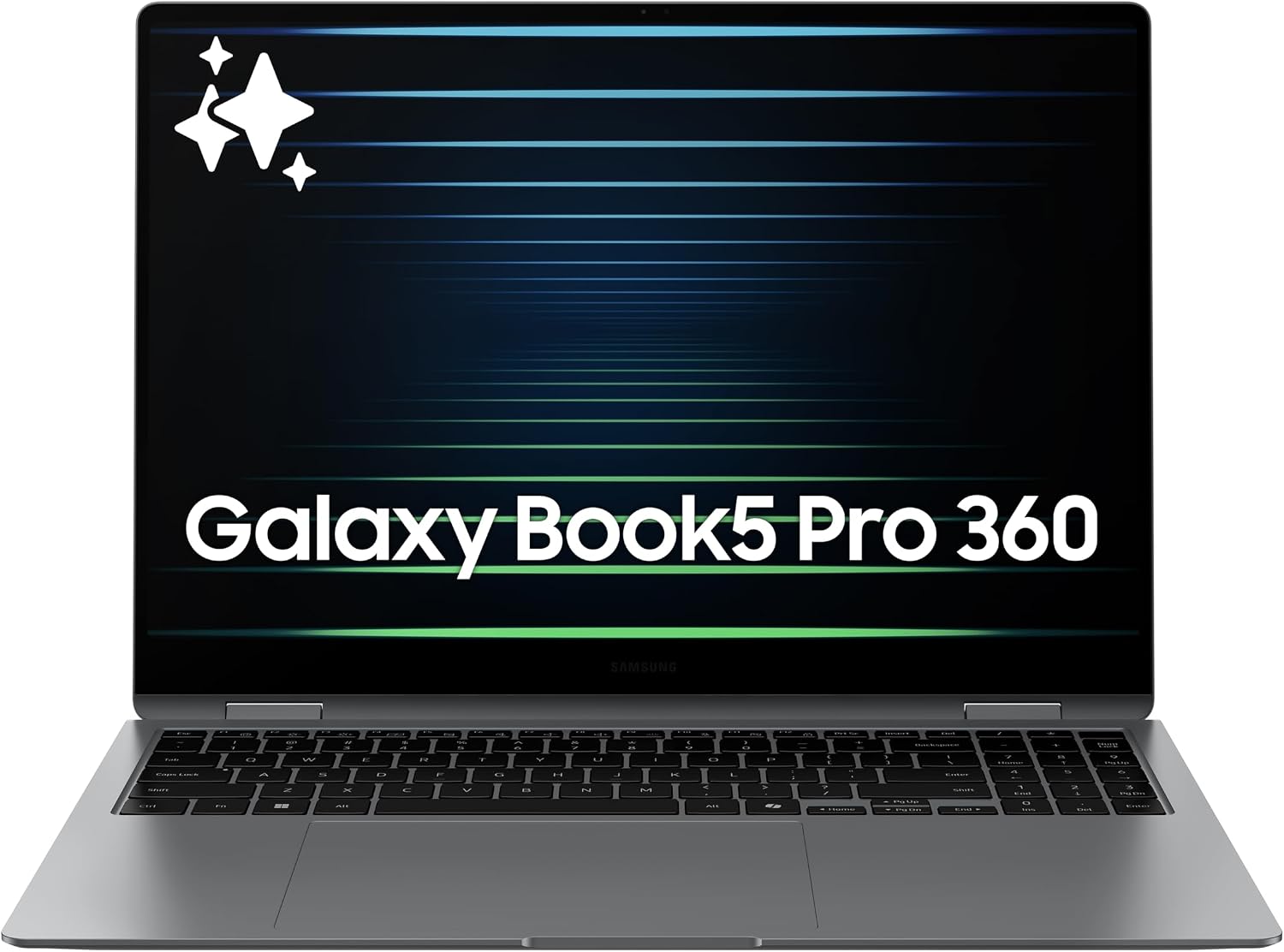16” Galaxy Book5 Pro 360 Copilot+ PC, AI Computer, Intel Core 7 Ultra Processor, 3K AMOLED (2880x1800) Touchscreen, S Pen,120Hz, Dolby Atmos, Student Laptop, Lightweight, All-Day Battery Life