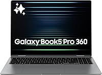 Vista 19 de Samsung PC Galaxy Book5 Pro 360 Copilot+ de 16 pulgadas, portátil empresarial AI, Windows 11 Pro, procesador Intel Core Ultra 7 258V, pantalla