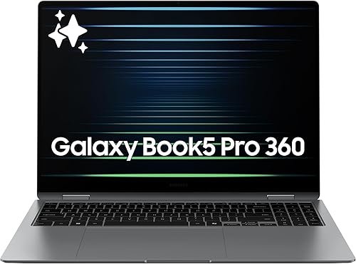 Miniatura 19 de Samsung PC Galaxy Book5 Pro 360 Copilot+ de 16 pulgadas, portátil empresarial AI, Windows 11 Pro, procesador Intel Core Ultra 7 258V, pantalla