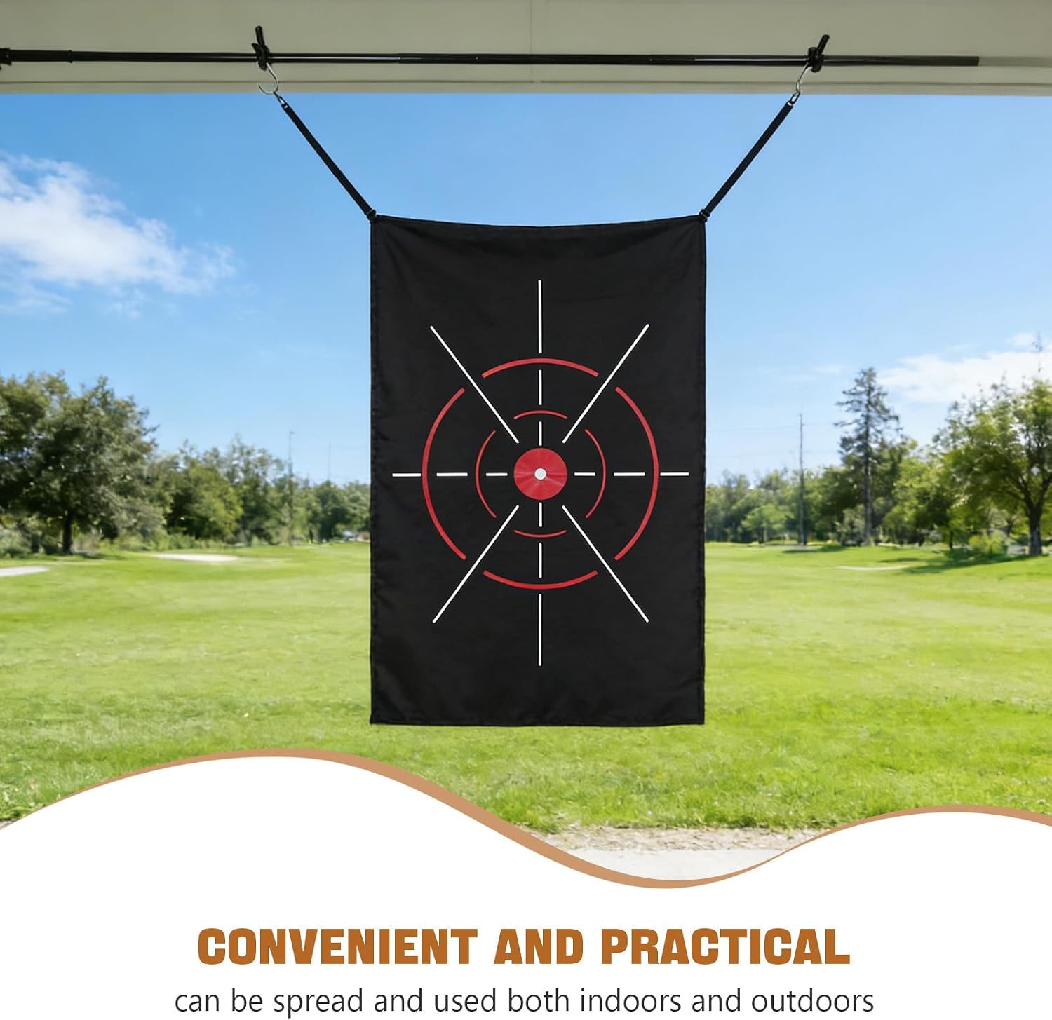 Golf Hitting Target Cloth for Driving Range - Golf Net Target Cloth for Practice Net Outdoor Indoor Court - Enthusiasts and Professional Training Aids 154x100cm/61