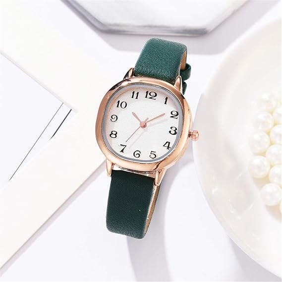 Amazon Co Jp 懐中時計 デジタル腕時計 レディース 人気 防水 夜光 時計 女性用 ウオッチ Kaoayi 腕時計 細め 懐中時計 アンティーク 手巻き時計 安い かわいい おしゃれ 防水 カジュアル シンプルな文字盤 01 グリーン Free Size Clothing Shoes Jewelry