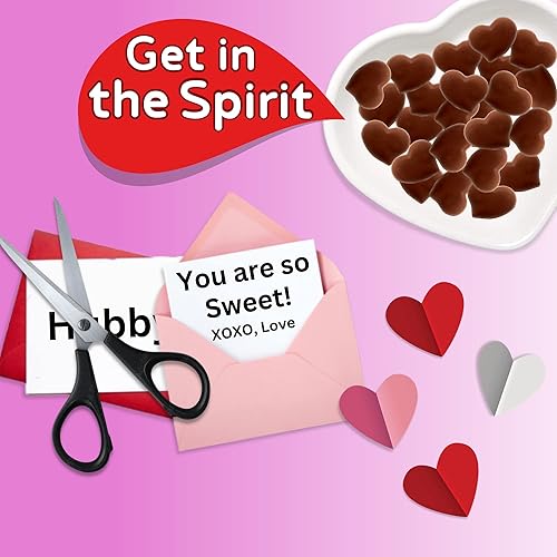 Miniatura 5 de Minnie - Lata en forma de corazón con dulces de chocolate con leche relleno de cesta de regalo de San Valentín regalo para seres queridos y más 338