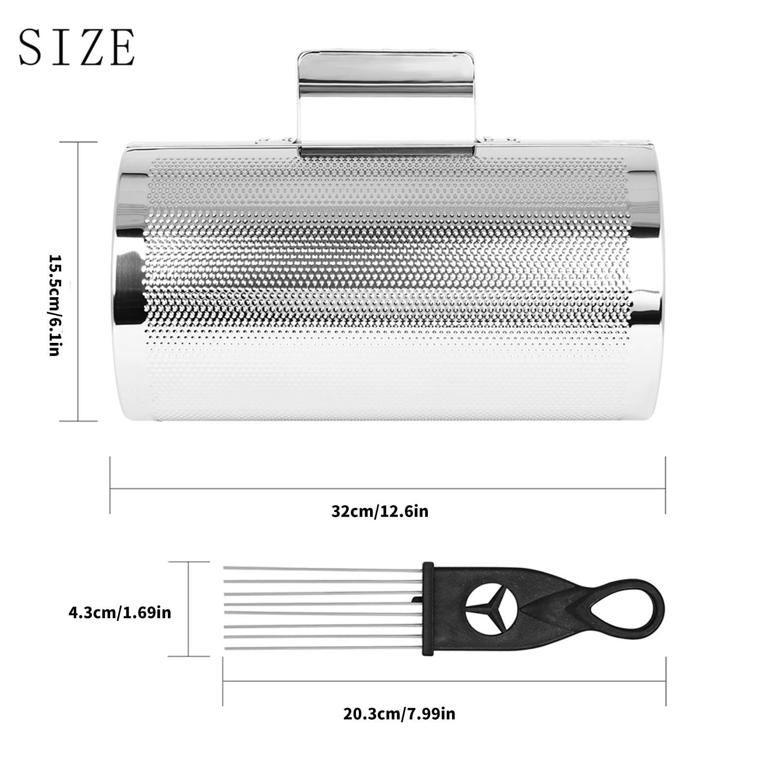 Guiro Instrument Metall Guira Shaker Latin Percussions Guiro Instrument mit Schaber für tolle Leistungen
