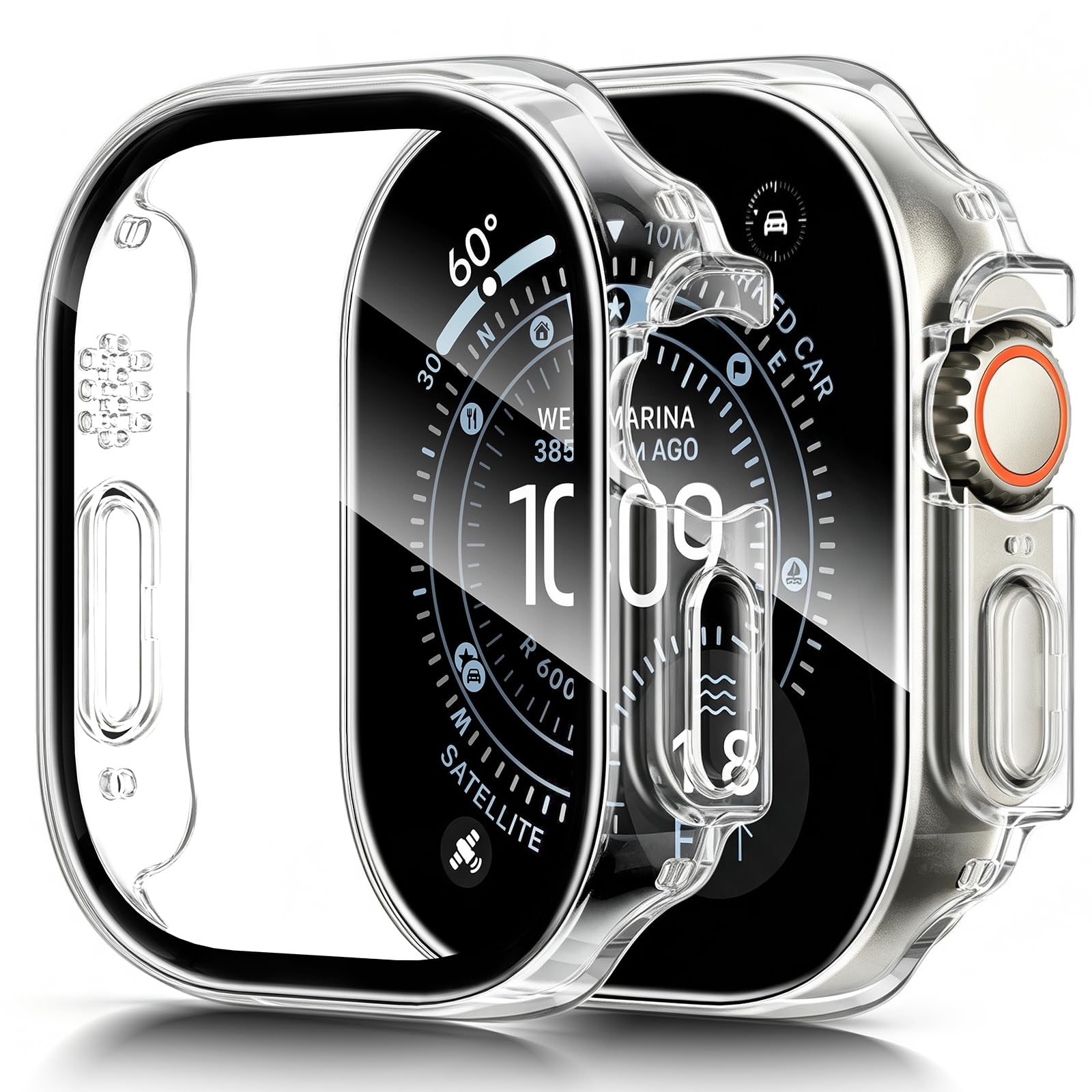 LK Case for Apple Watch Ultra 3/Ultra 2/Ultra 49mm with Screen Protector