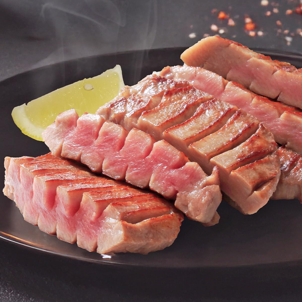 食の達人 牛タン 厚切り10mm 冷凍 仙台 藻塩仕込み 味付け済み 塩だれ 肉厚 スリット 牛たん