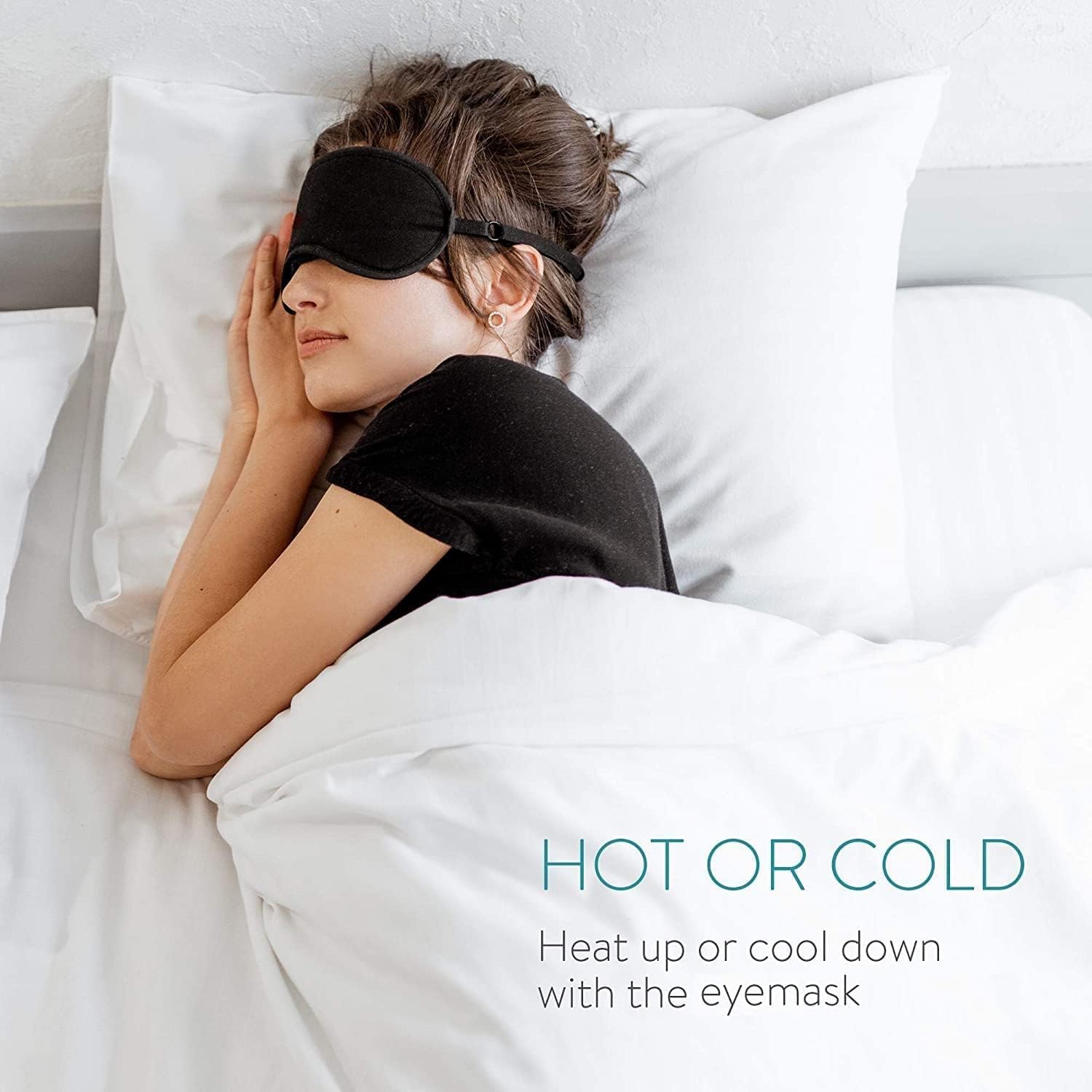 Hot & Cold Gel Eye Mask | Cooling Eye Mask for Eye Comfort | Reusable Gel Eye Pack with Adjustable Strap for Rest & Relaxation (Mullticolor, Pack Of 1) — Amazon image 3